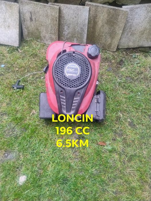 Kosiarka spalinowa Silnik LONCIN 6,5 KM 196CC   Okazja Silnik do kosiarki Kompletny