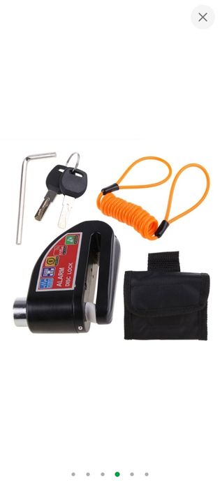 Замок протиугінний для електросамокату та велосипеда або мотоцикла