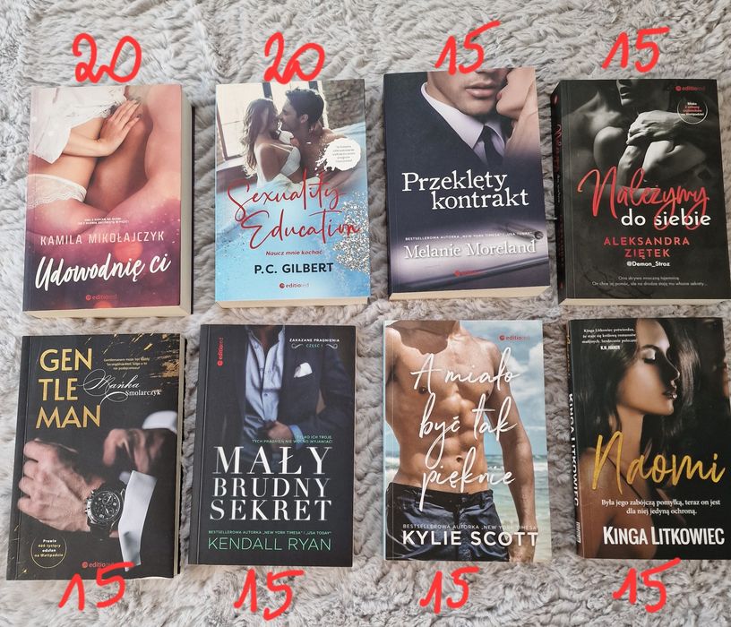 Książki romanse ...