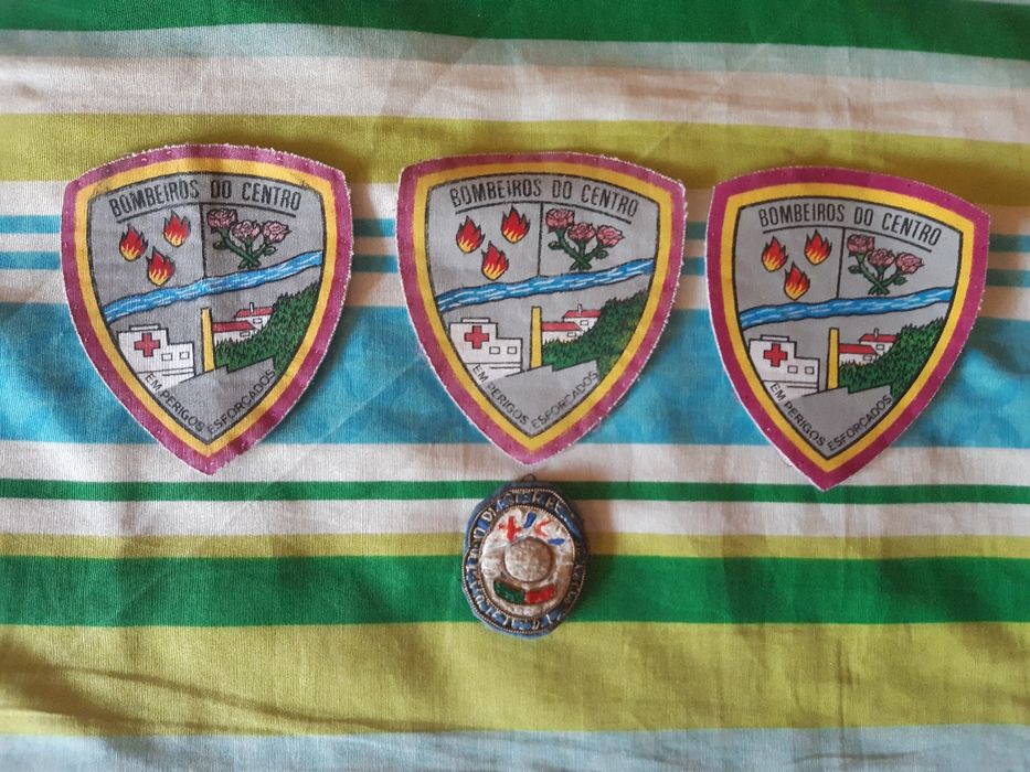 Emblemas Bombeiros e Formação Sanitária