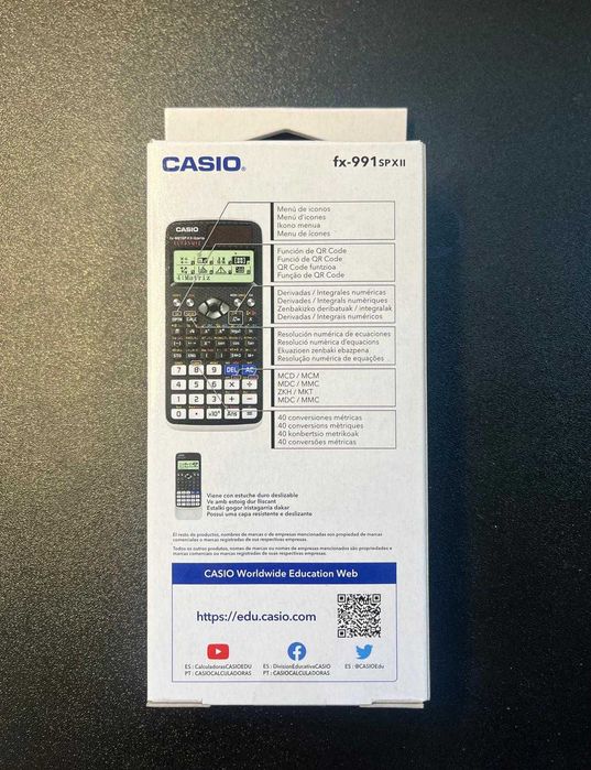 Calculadora Científica CASIO fx-991SPX II – Nova