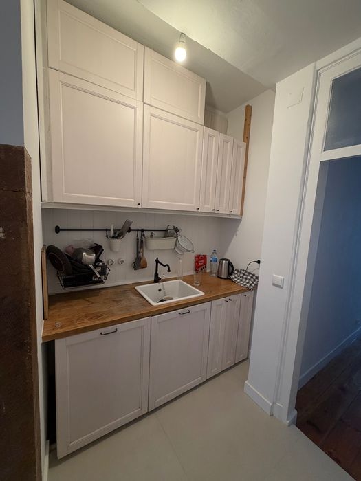Cozinha portas, lavatório e torneira de Ikea
