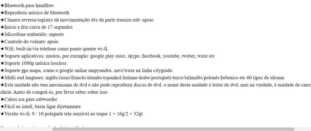 Autorádio Android 9" e 10" polegadas65087527438722121