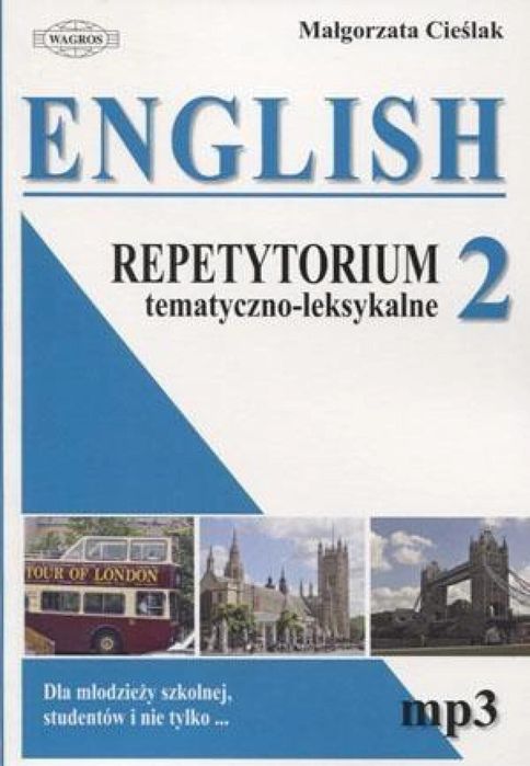 English. Repetytorium 2 tem-leks.+ mp3 WAGROS Wagros Małgorzata Cieś