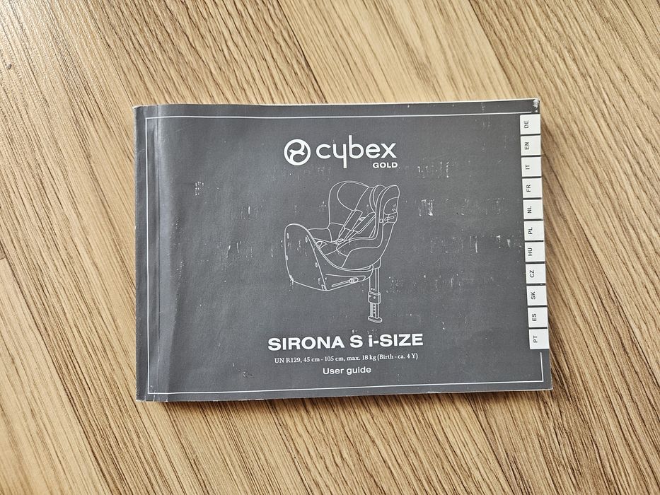 Fotelik samochodowy Cybex gold Sirona S i-size