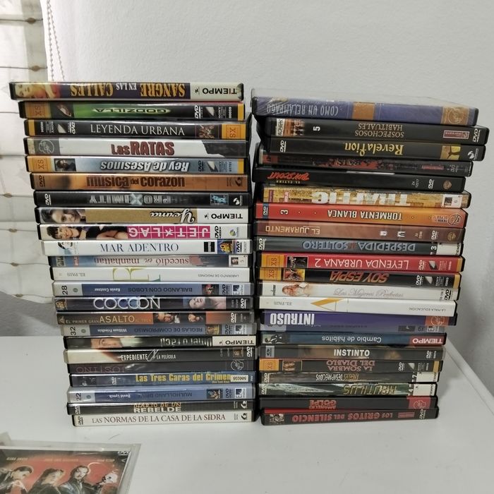 DVDs 116copias,45originais