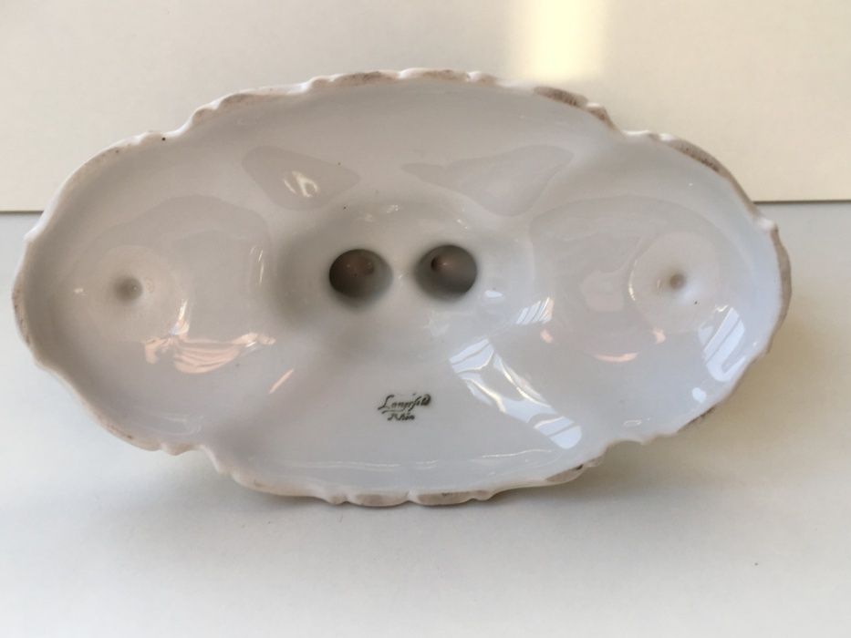 Castiçal antigo em porcelan alemã, anos 20/30