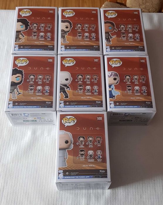 Funko POP Dune II komplet 7 figurek