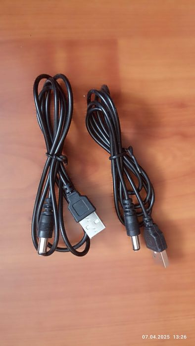 2 шт. USB кабель від павербанка до роутера 5V 5.5*2.1