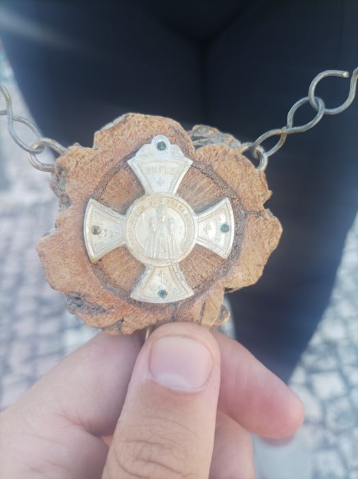 Terço antigo grande