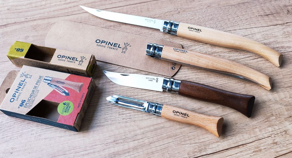Филейный НОЖ OPINEL №10 12 15 VRN+футляр Франция складной тонкий