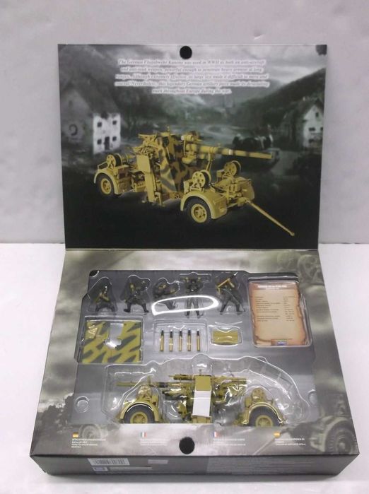 German Flak 88 mm Cannon in Metal, 1:32 Scale, FORCES OF VALOR64365278099202122