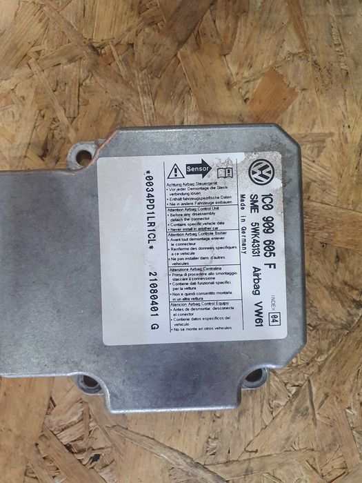 Air bag poduszka powietrzna sensor moduł Skoda Fabia 2 II kpl 08r