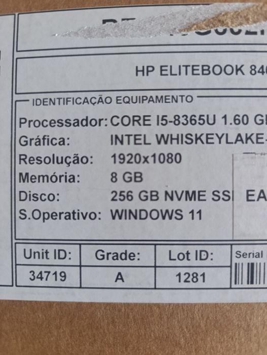 Vendo portátil novo usei pouquíssimo é um HP