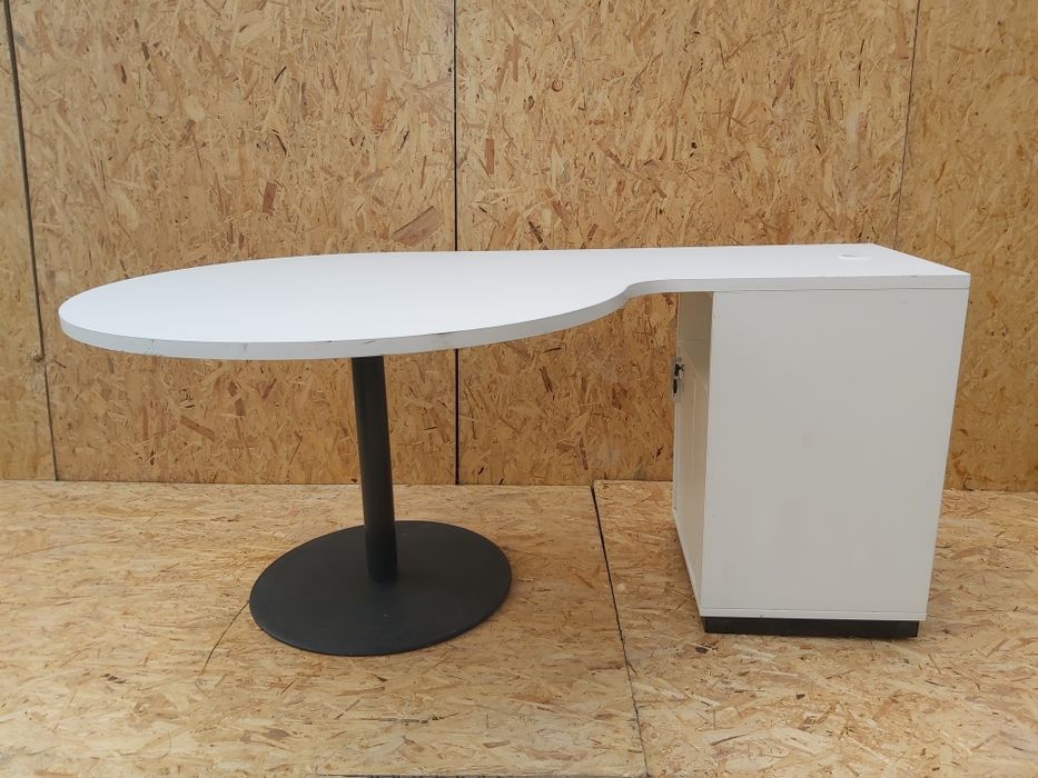 biurko biale ergonomiczne kosmetyczne