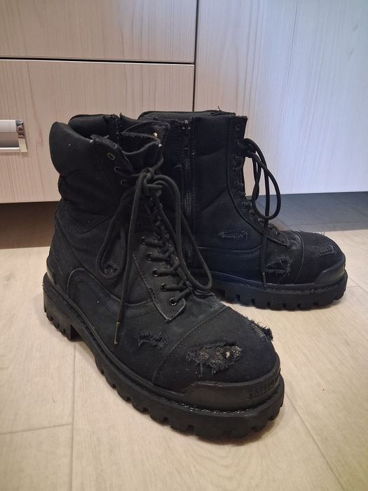balenciaga strike boots 45