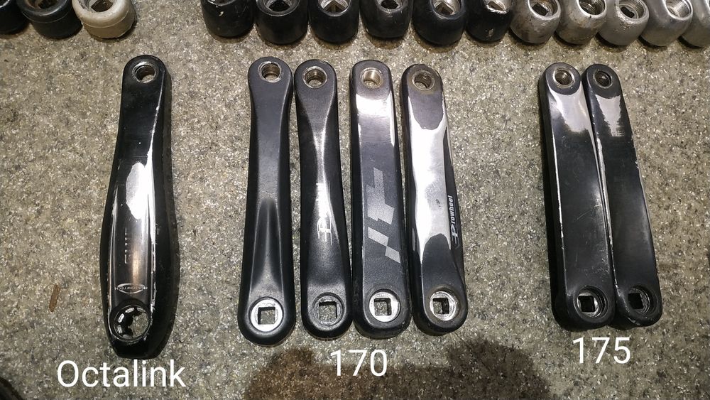 Шатун левый квадрат ромб 170/175 Shimano,Suntour,Prowell