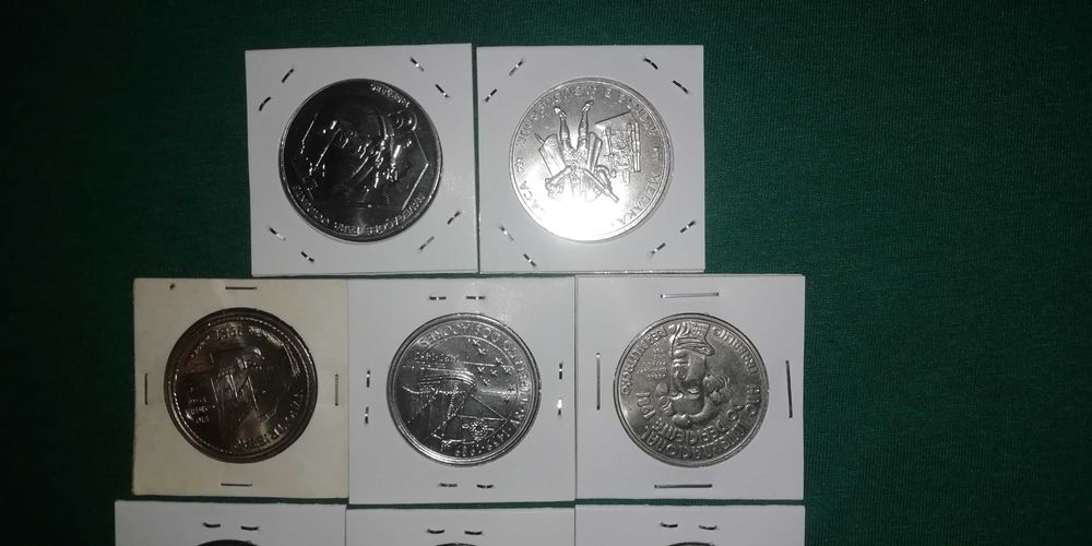 Moedas escudos comemorativas