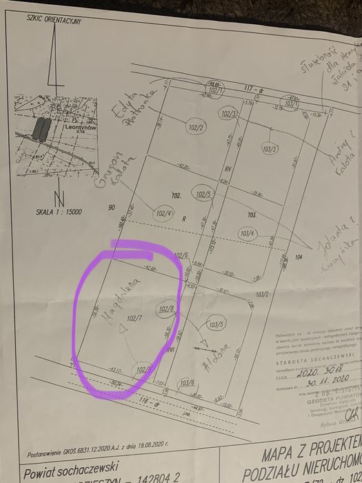 Sprzedam działkę budowalno rolną 2668 m² - Widok 3