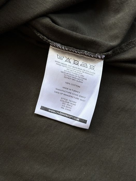 Lyle And Scott Logo Tee Shirts Футболка оригінал оригинал опт & хаки камо Military