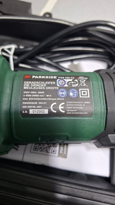 Parkside szlifierka prosta PGS 500 C2 500 W 230 V
