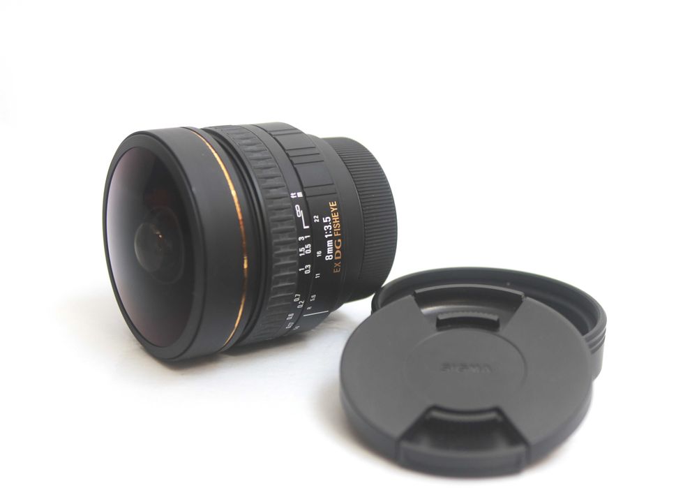 Lente Sigma 8mm Fisheye para Nikon em muito bom estado