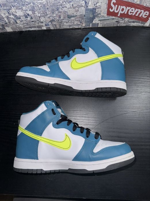 Кросівки nike dunk high bright spruce volt (39р)