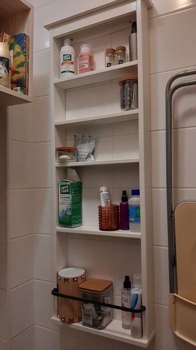 Estante de parede para WC branca Ikea