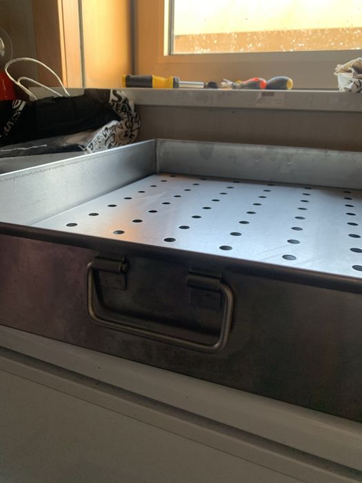 Tabuleiro escorredor de batatas