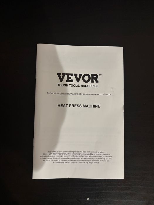 Prensa Térmica VEVOR 30.48x38.10cm | Como Nova