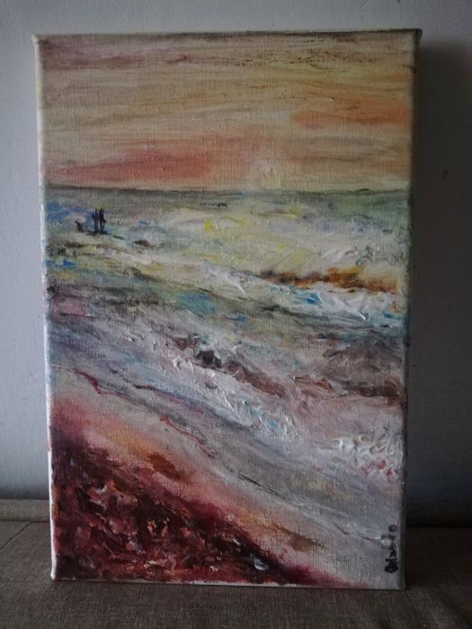 Obraz z pejzażem. I