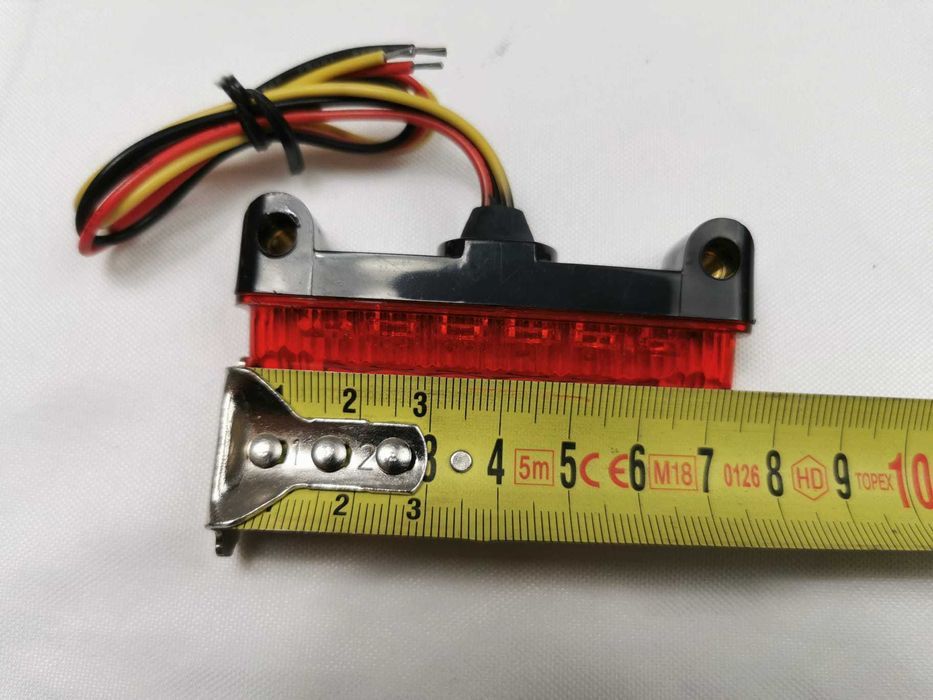 Lampa tylna SHIN YO mini LED, szkło przezroczyste znak E