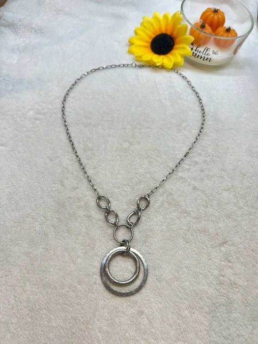 Naszyjnik Basic casual serca serduszka metal metalowy grunge 2