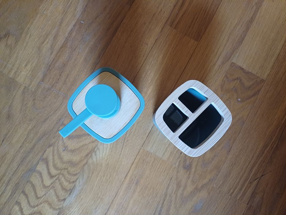 Conjunto de doseador e copo de cor verde - NOVO