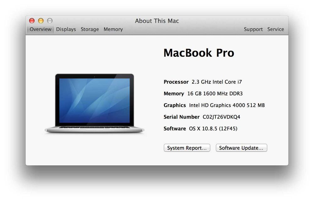 MacBook Pro Retina Core i7 15"