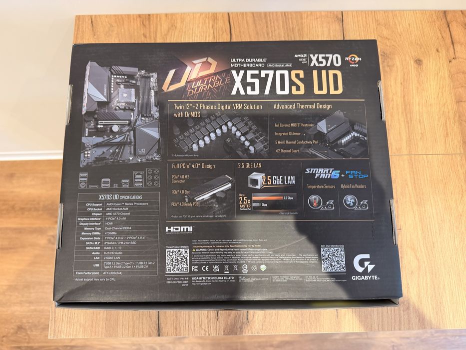Материнська плата Gygabyte X570S UD Socket AM4