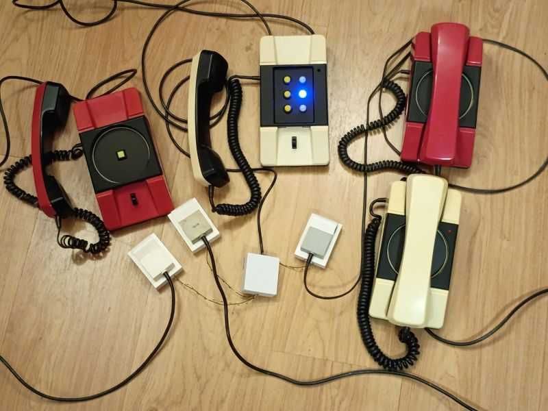 Centralka interkom telefon PRL RWT zabawka