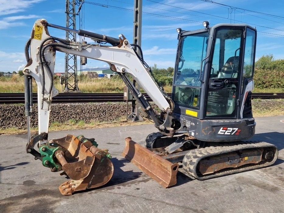 Bobcat E27Z  Bobcat E27Z 2021 Koparka gąsienicowa gumowe gąsienice QH 3 łyżki CV of