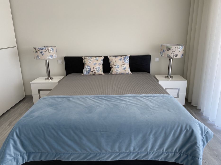 Conjunto quarto azul floral