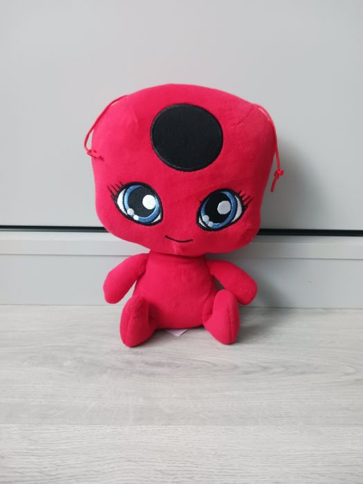 Maskotka biedronka Tikki Kwami Miraculous/ 25 cm