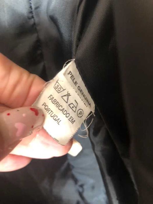 casaco preto de pelo forrado - Médio64738697480706123