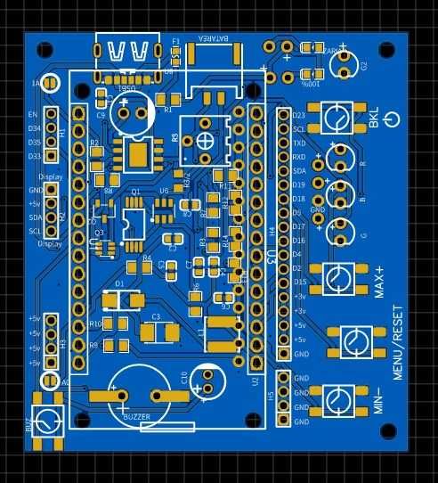 Projekt PCB do Arduino/ESP32 – EasyEDA – 2D/3D wizualizacja
