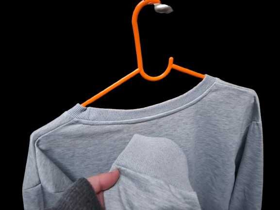Sweatshirt com capuz preto e em Cinza sem Capuz - M Grande