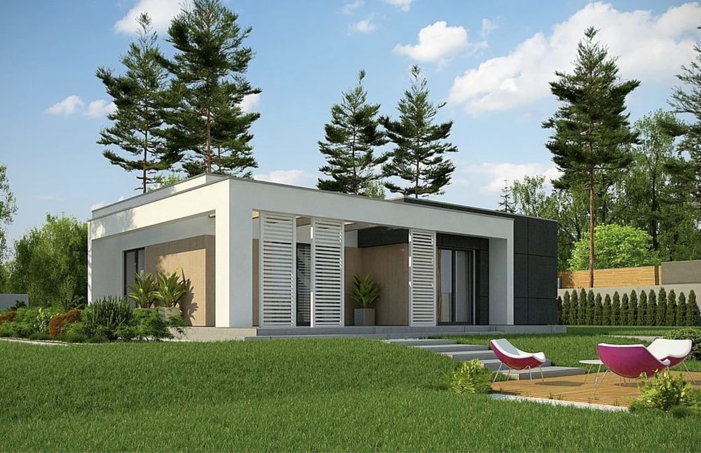 Одноэтажный дом |90 кв.м|4 сотки|Рассрочка 5 лет | Червоный Хутор