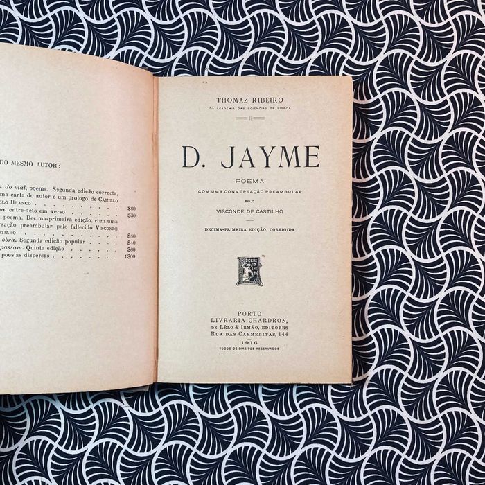 D. Jayme (Poema) - 
Thomaz Ribeiro