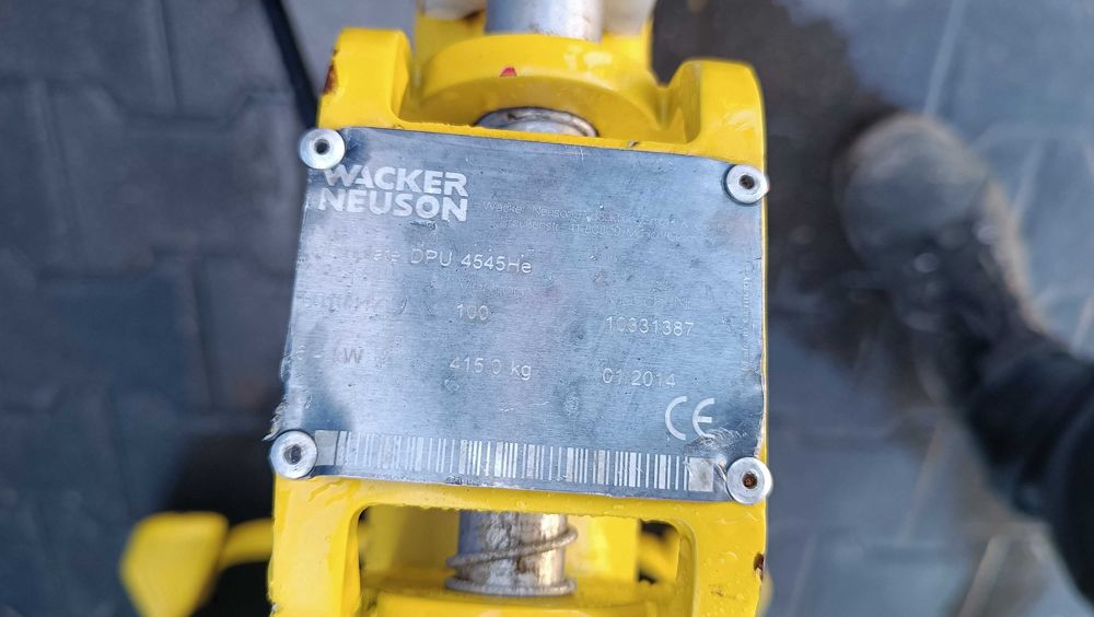 Zagęszczarka WACKER NEUSON DPU 4545 He / 415kg! / DPU 6555 Bomag