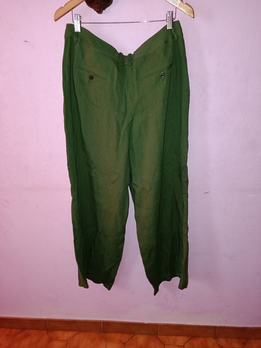 Calças verdes Massimo Dutti