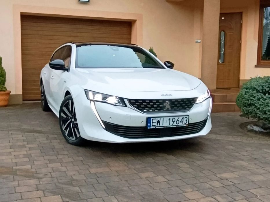 Peugeot 508 1.6 Hybrid 225KM GT PACK, SKÓRA, MASAŻ, NIGHT VISION, Bezwypadkowy