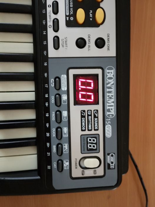 Teclado BONTEMPI brinquedos musical 49 teclas