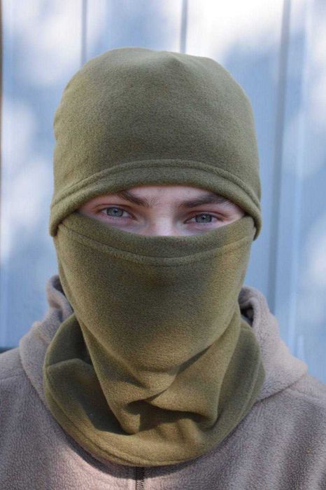 Армейская зимняя флисовая балаклава ВСУ тактическая флисовая балаклава